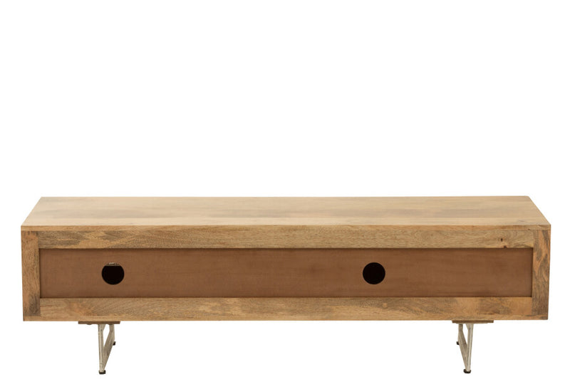Tv Stand Weven Hout Naturel (30931)