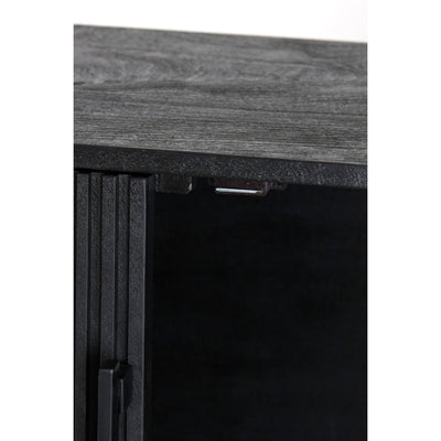 Kast 150x40x80 cm ABAGE hout zwart
