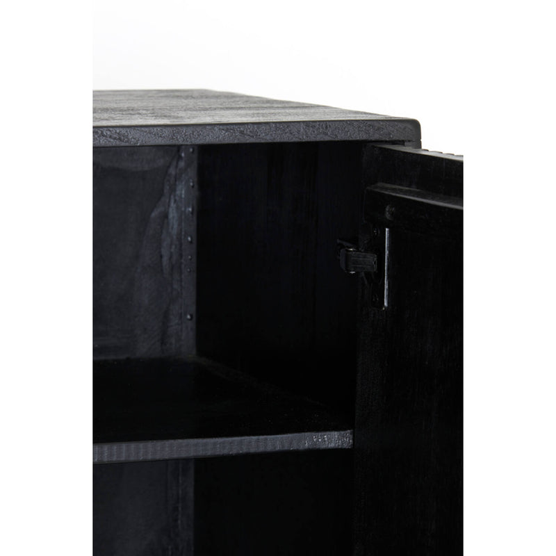 Kast 150x40x80 cm ABAGE hout zwart