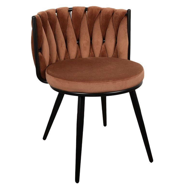 Moon chair copper