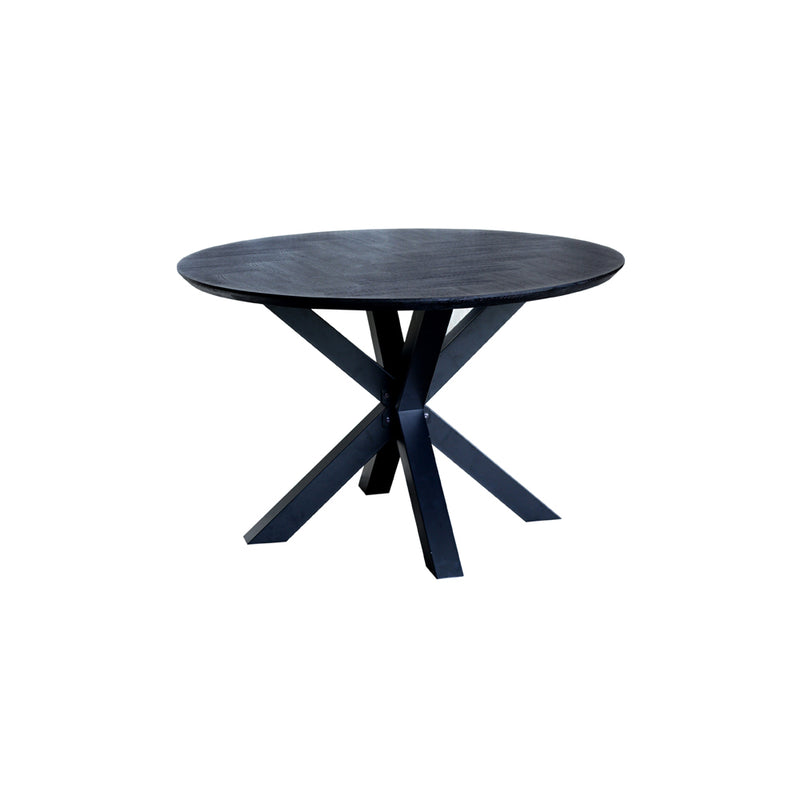 Fort Round Dining Table Top Only 120x120x4 cms  -FORT120BLK