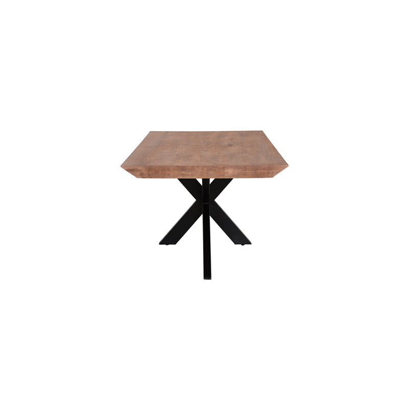 Patta Collection Natural Dining Table With Spider Leg (Tapper Edge) 220X100X78-PMTD220NAT