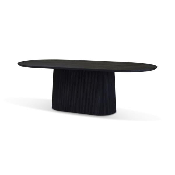 MENDOSA tafel 240x110 zwart