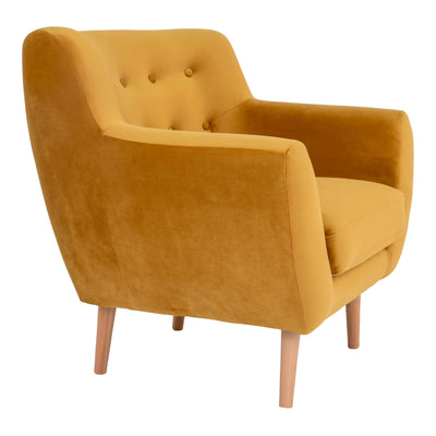 Aalborg fauteuil mosterd geel