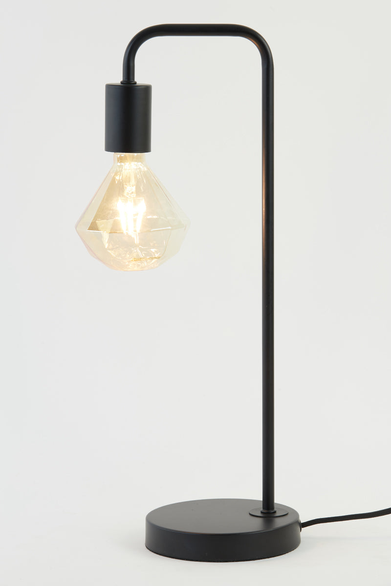 Tafellamp 20x15x50 cm CODY mat zwart incl lamp