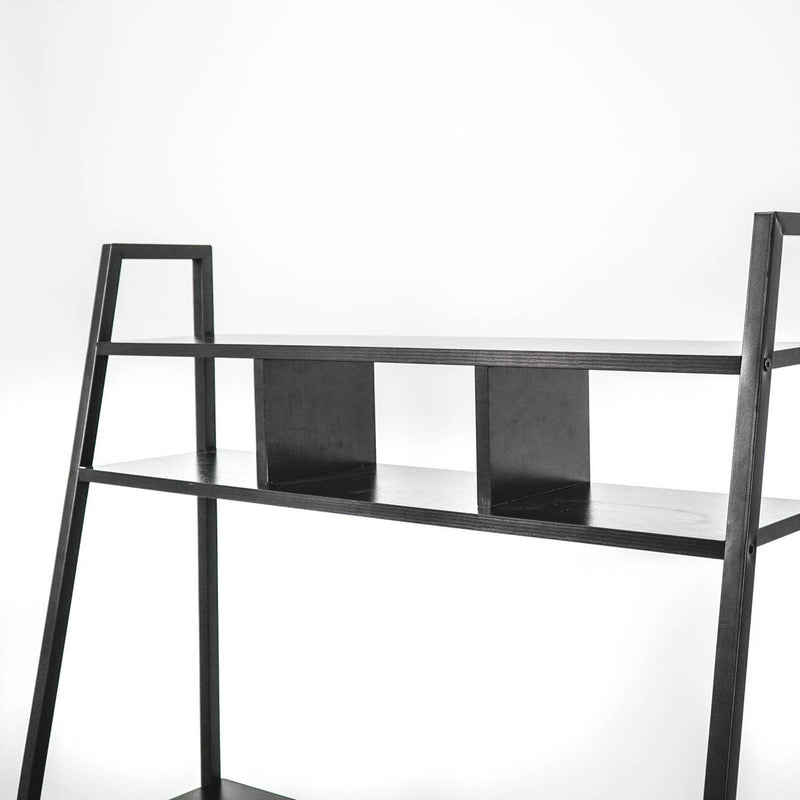 HV Handy Desk with shelfs - Black - 84x46x145 cm