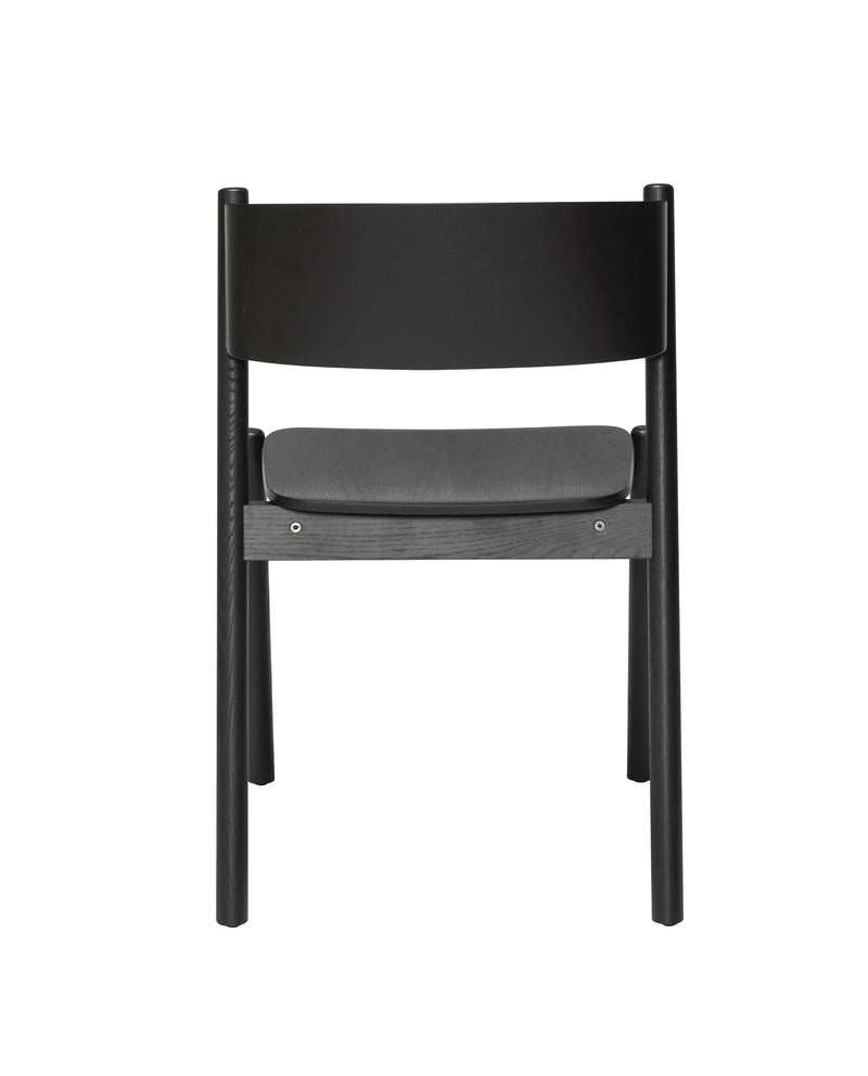 Oblique Dining Chair Black