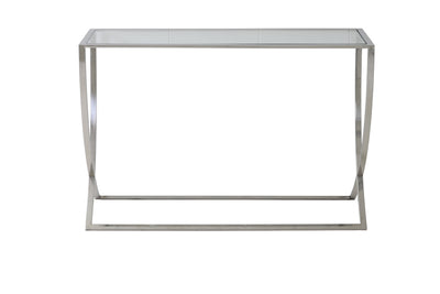 Light & Living Side Side table 120x40x80 cm MOLINA glas+nikkel