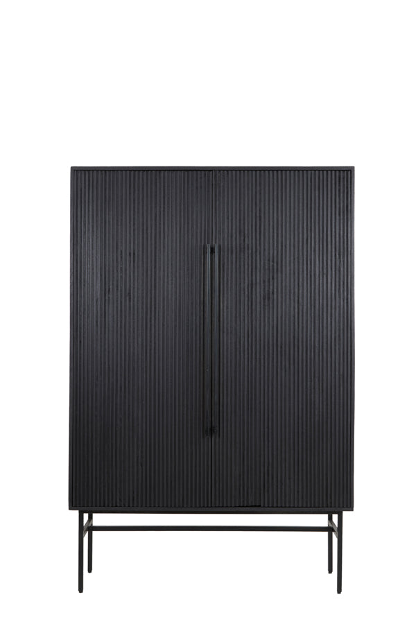 Light & Living Kast 120x40x180 cm ABAGE hout zwart