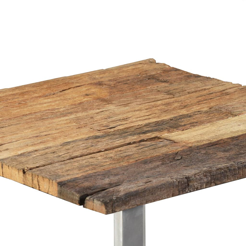 Salontafel 55x55x40 cm massief gerecycled hout