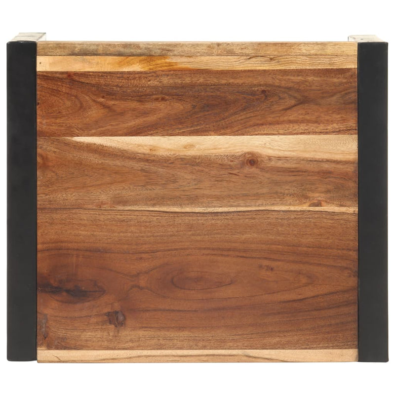 3-delige Tafeltjesset massief hout met sheesham afwerking