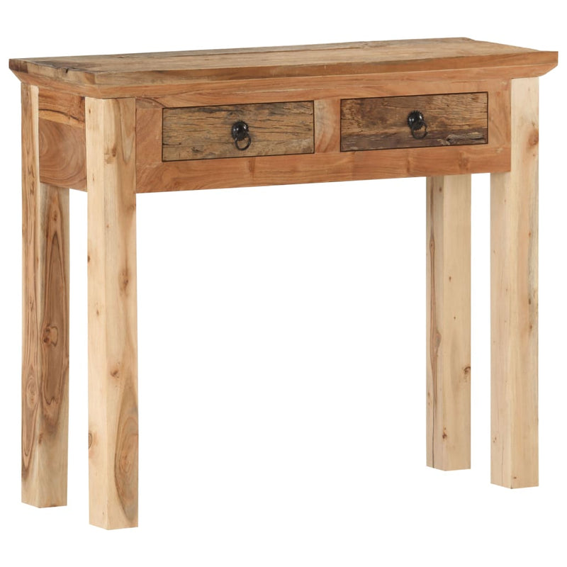 Sidetable 90,5x30x75 cm massief acaciahout en gerecycled hout