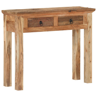 Sidetable 90,5x30x75 cm massief acaciahout en gerecycled hout