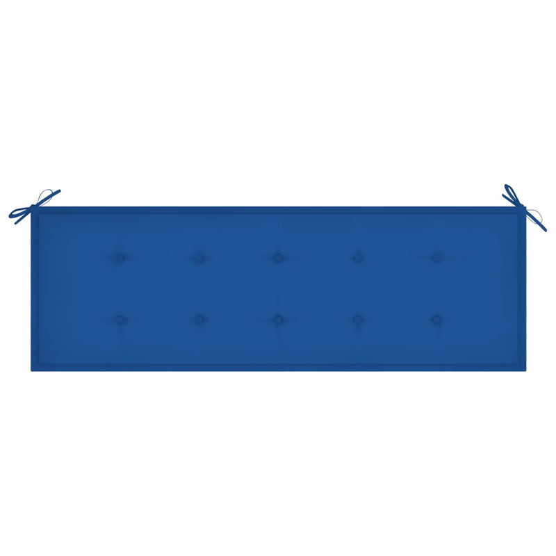 Tuinbank met kussen 157 cm massief acaciahout
