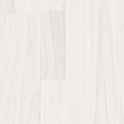 Boekenkast/kamerscherm 80x35x103 cm massief grenenhout wit