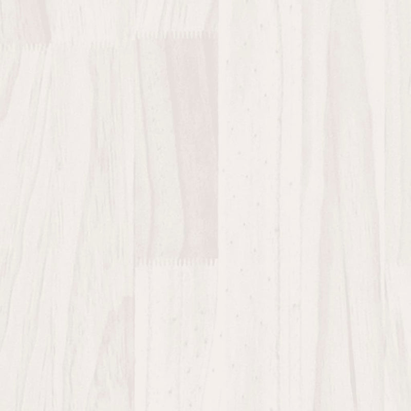 Boekenkast/kamerscherm 80x35x135 cm massief grenenhout wit