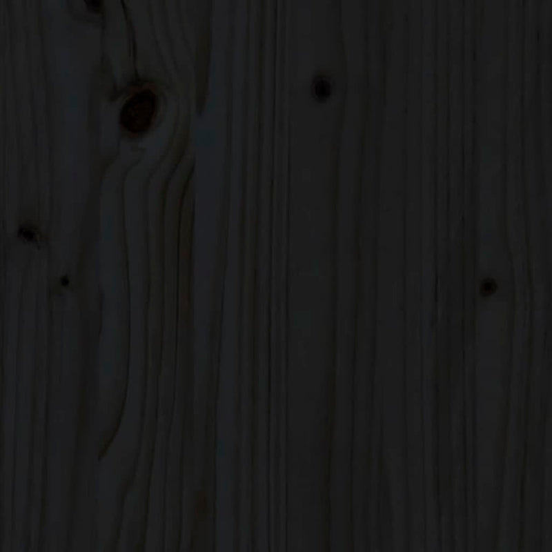 Dressoirs 2 st 31,5x34x75 cm massief grenenhout zwart