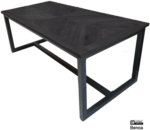 Jax Dining Table Black 200cm