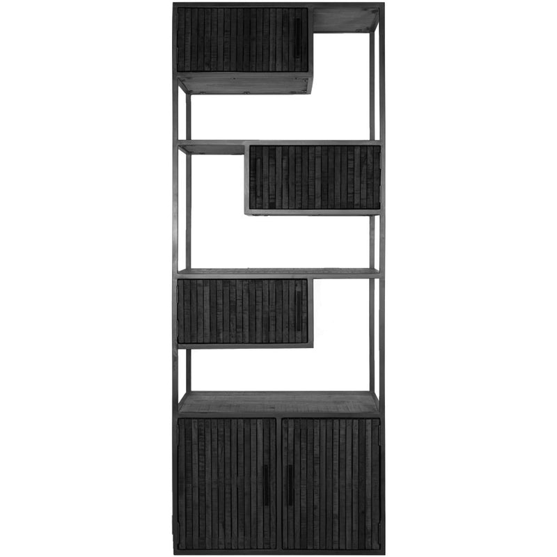 Kast Loek 210 x 80 cm – Zwart Mangohout