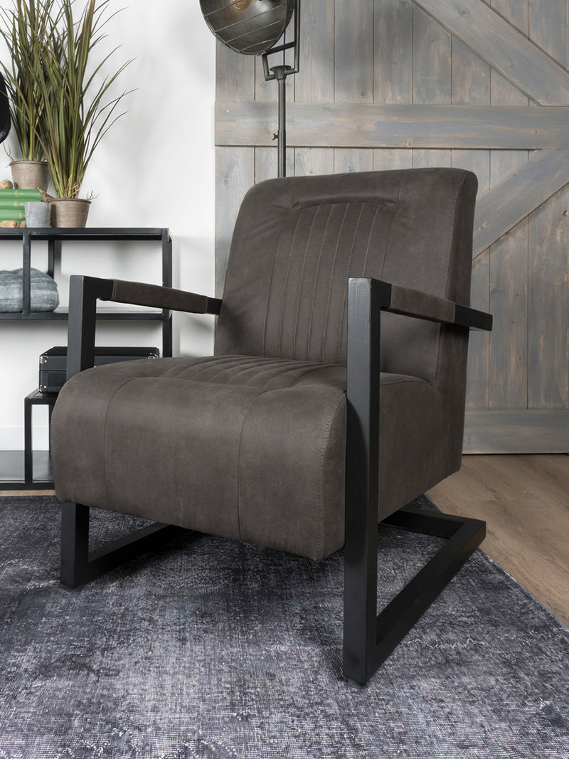 Fauteuil Boss Antraciet