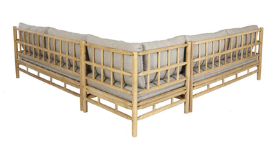 The Outsider Hoekbank Loungeset Costa Rica Bamboo Look Acaciahout