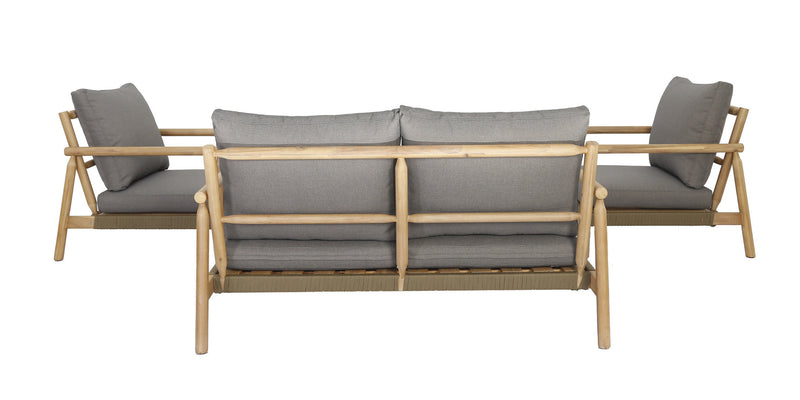 The Outsider Loungeset Dalby Bamboo Look Acaciahout